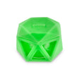 Geode Silicone & Glass Container - Green