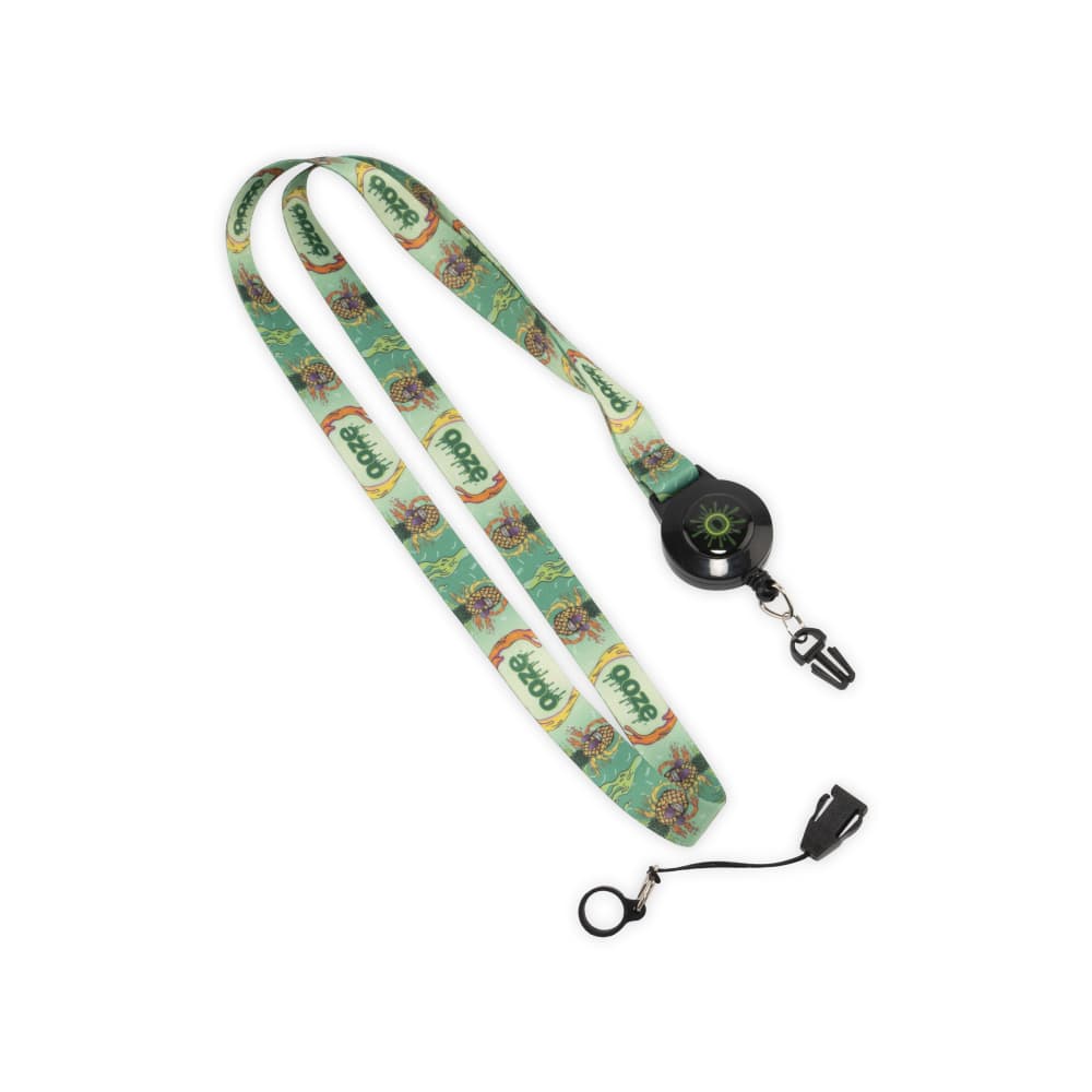 Ooze Retractable Lanyard With Vape Holder - Mr. Pineapple