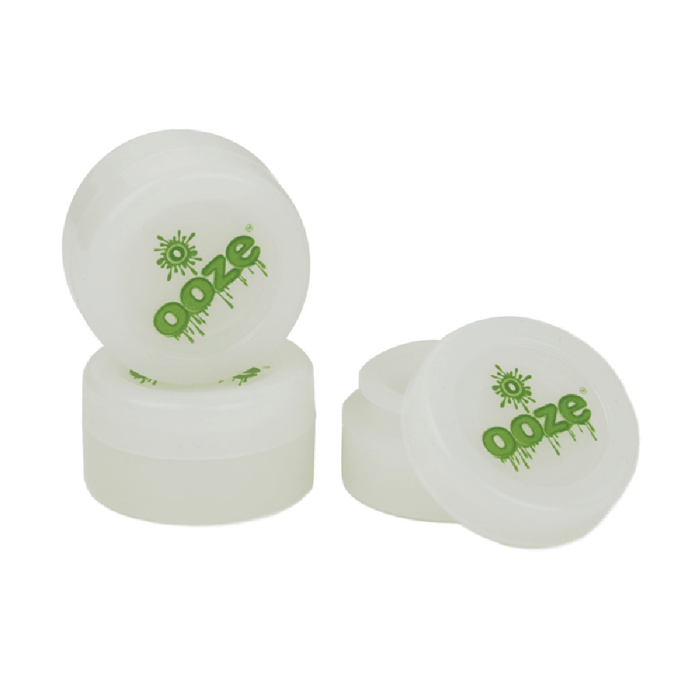 Ooze Non-Stick 5ml Silicone Stash Jar 5-Pack - Glow in the Dark