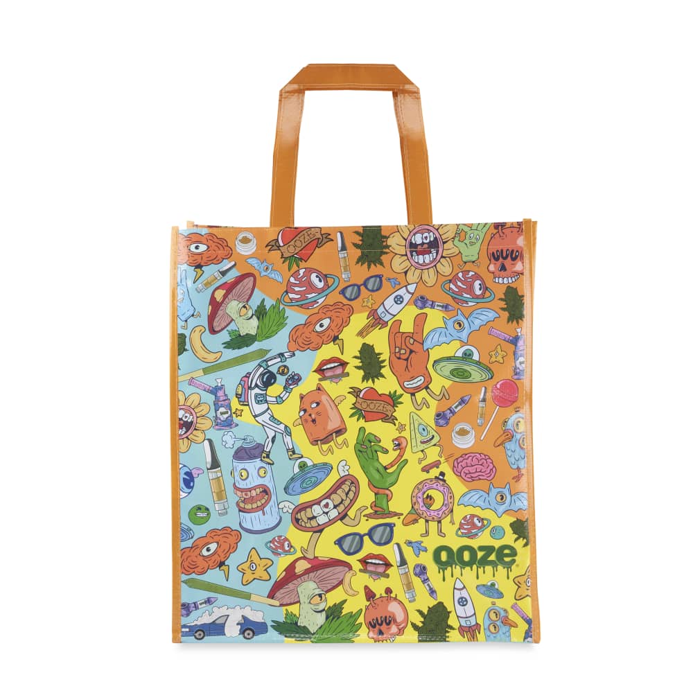 Ooze Reusable Grocery Bag - 2022 Limited Edition Brain Storm Design - Large