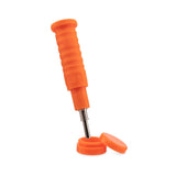 Ooze Blaster Silicone Glass 4-In-1 Hybrid Water Pipe And Nectar Collector - Orange Burst