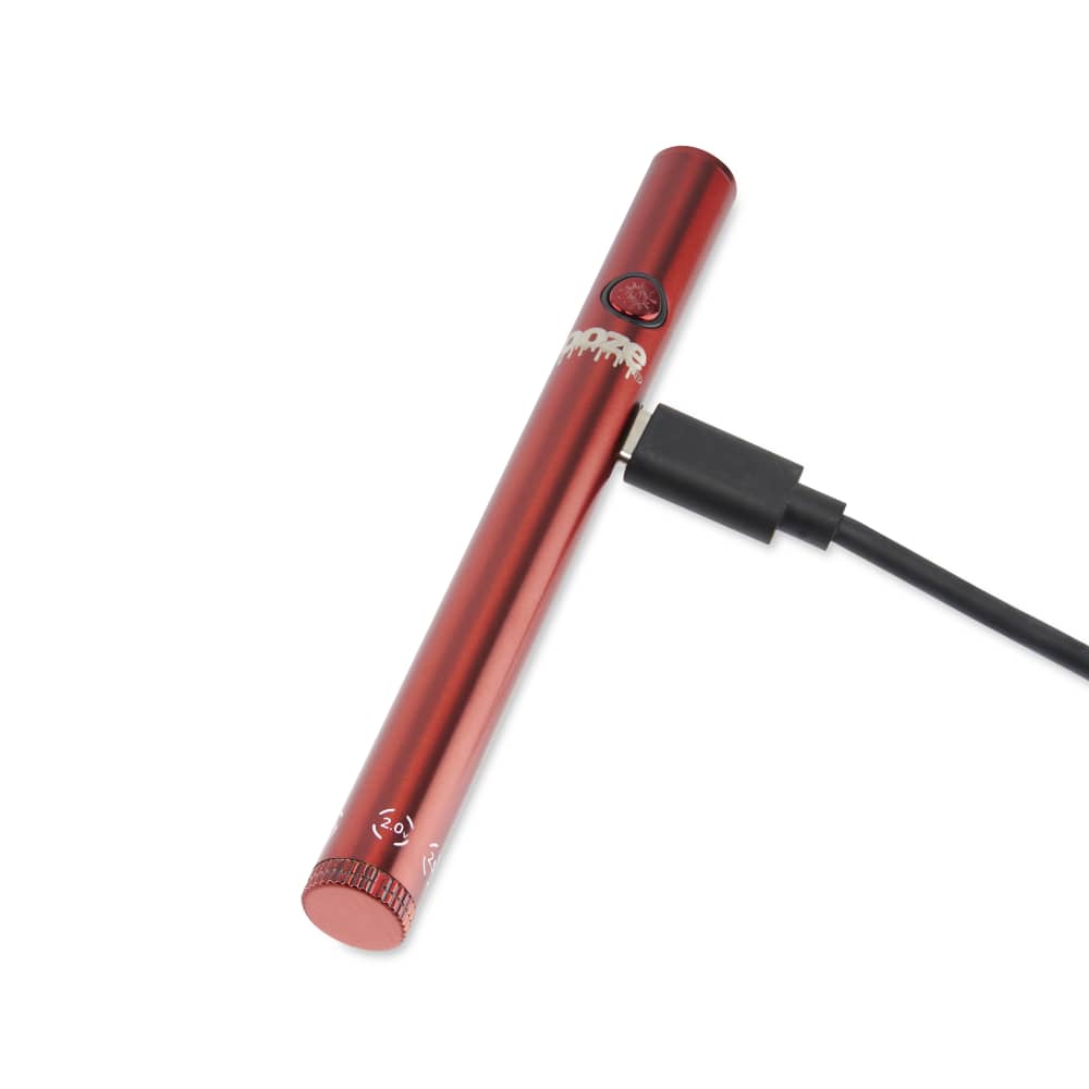 Ooze Twist Slim Pen 2.0 510 Thread Vaporizer Battery – Ruby Red