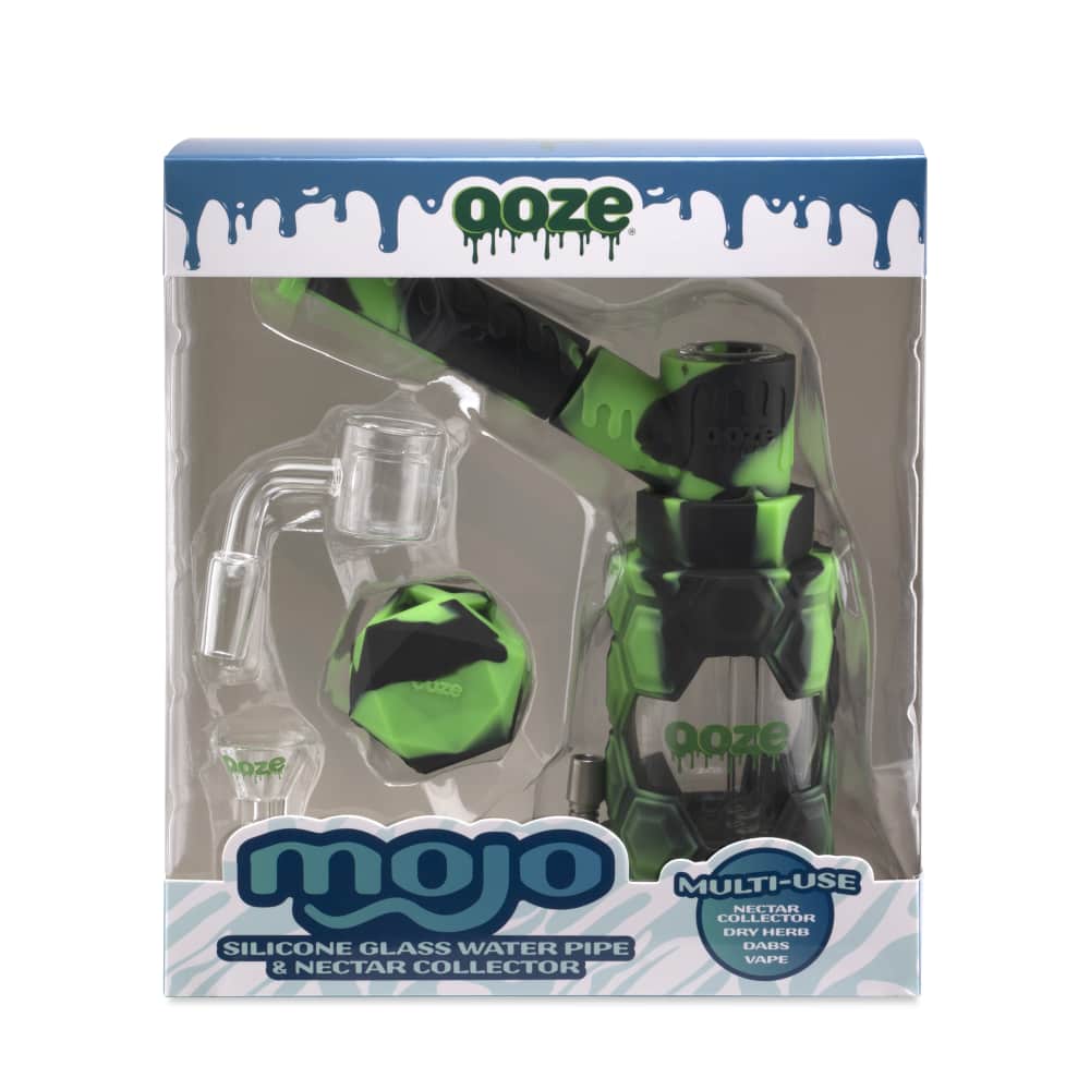 Ooze Mojo Silicone Water Pipe & Nectar Collector - Chameleon