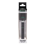 Quad Black Box Vape inside box with USB charger connected