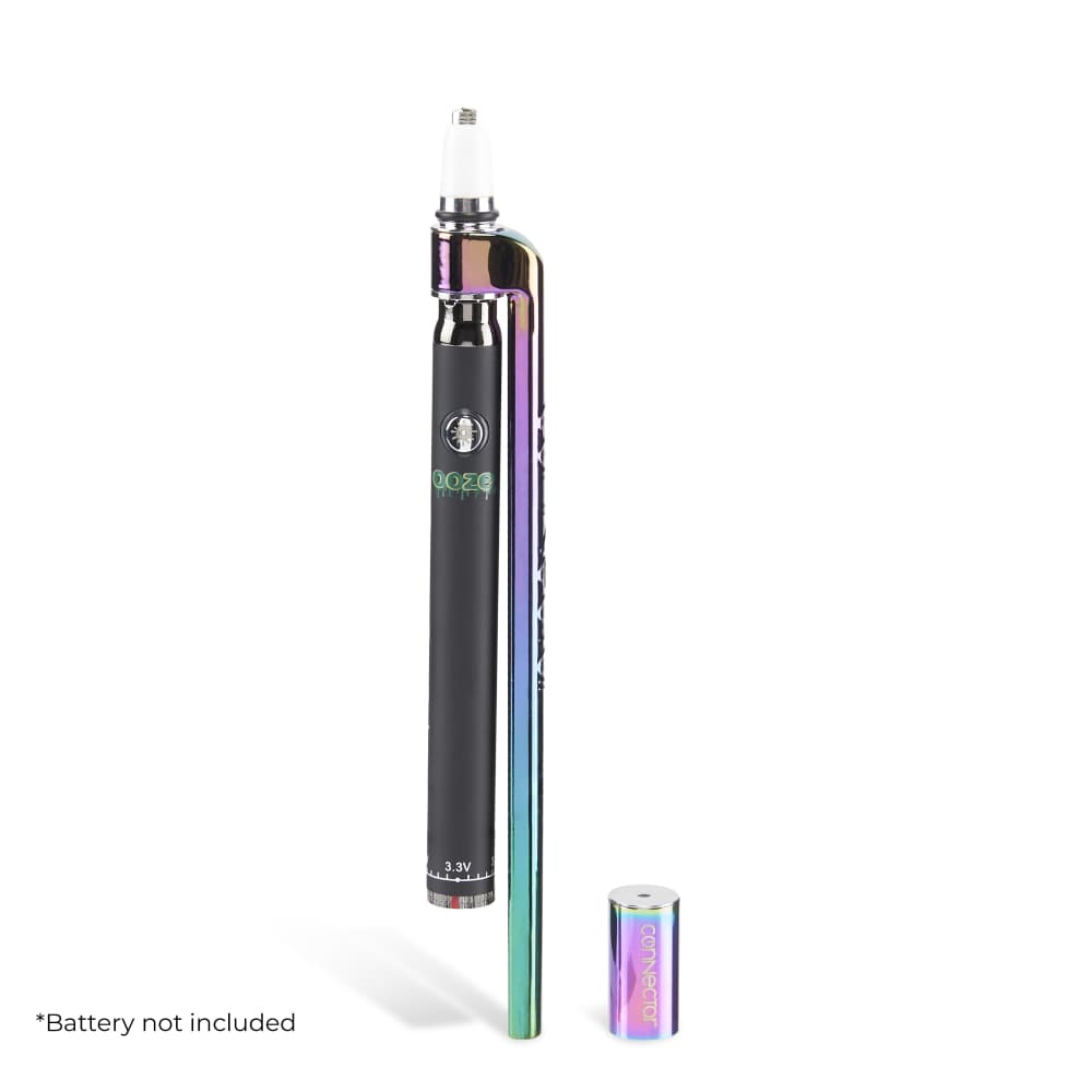 Ooze X Stache Connectar - 510 Thread Nectar Collector Vape Pen Attachment - Rainbow