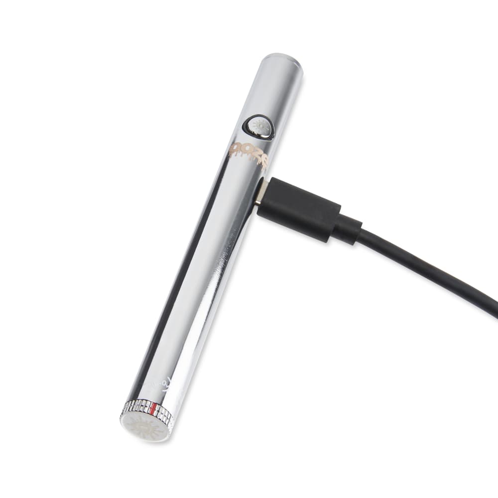 Ooze Twist Slim Pen 2.0 510 Thread Vaporizer Battery – Cosmic Chrome