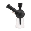 Ooze Blaster Silicone Glass 4-In-1 Hybrid Water Pipe And Nectar Collector - Shimmer Black