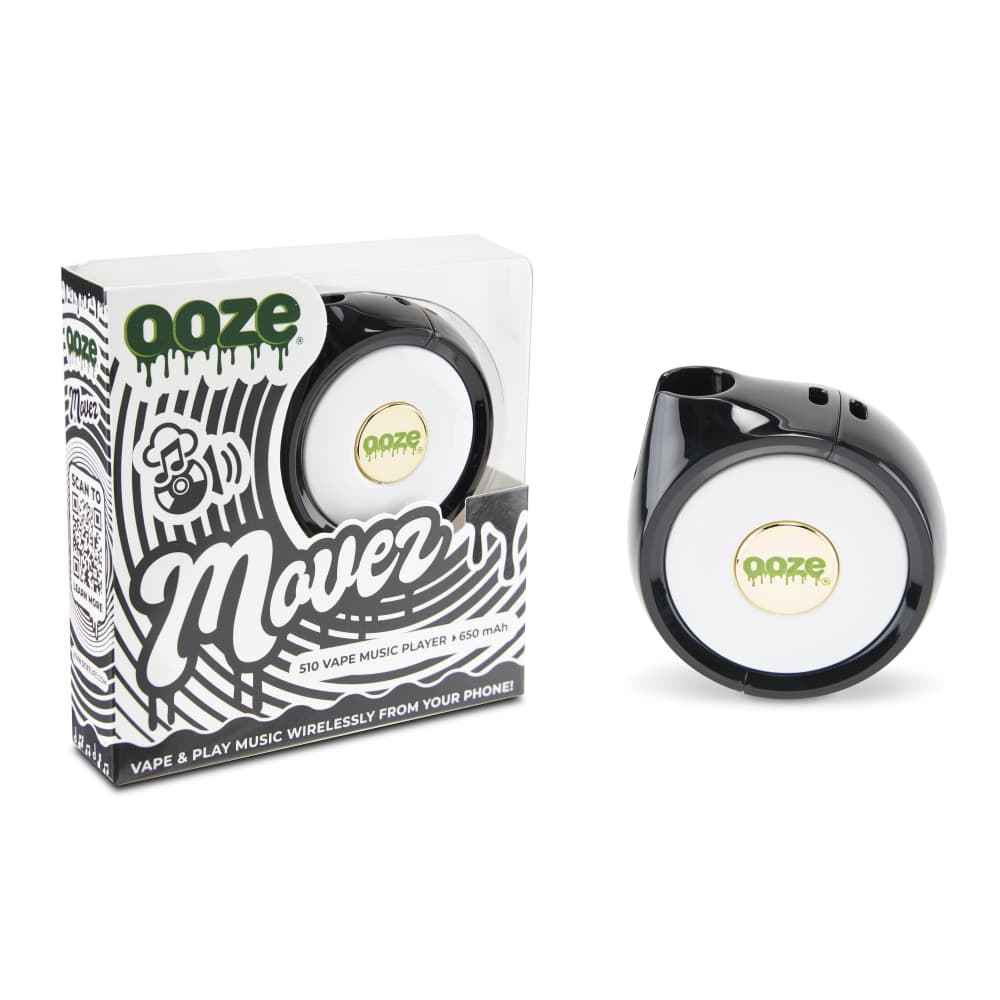 Ooze Movez Wireless Speaker 510 Vape Battery - Panther Black