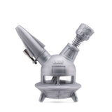 The stellar silver Ooze UFO is shown as a bong with the armor bowl inserted