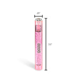 Slim Clear Series Transparent 510 Vape Battery – Atomic Pink