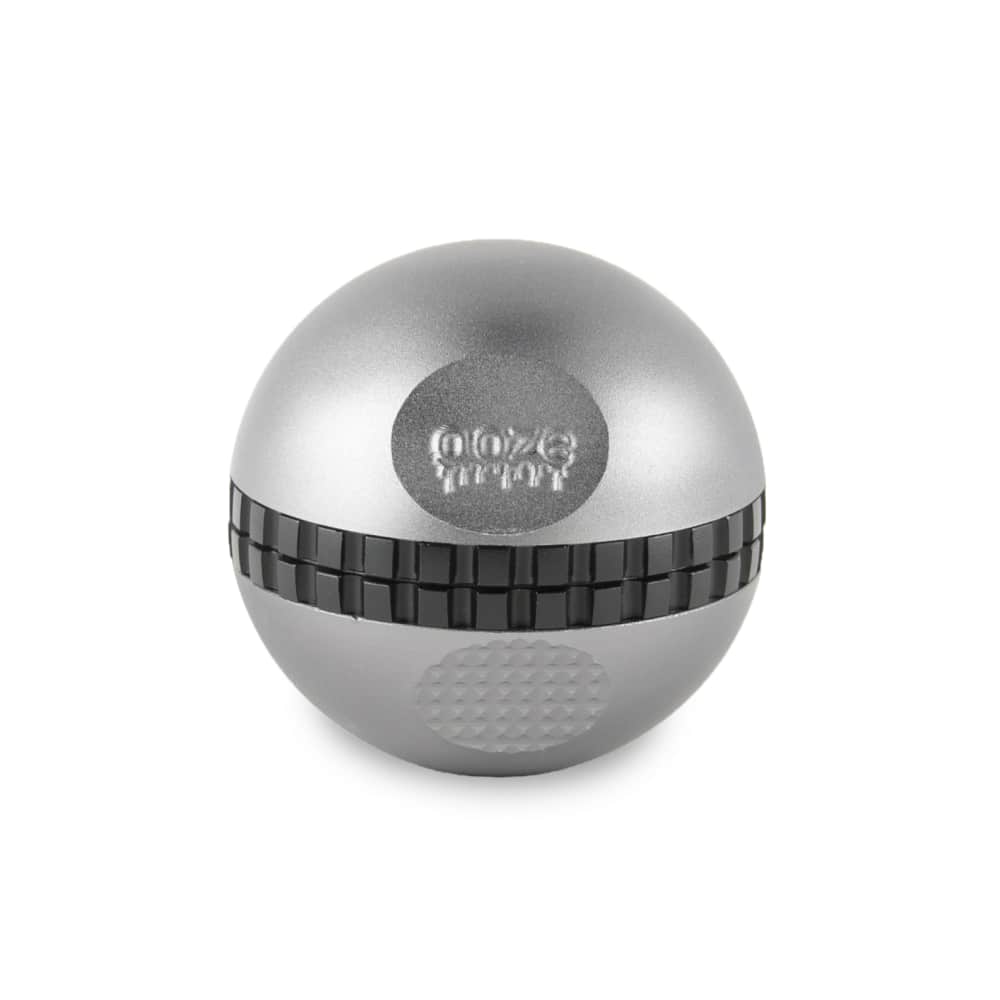 Ooze Saturn Aluminum Globe Grinder - Grey - Dry Herb