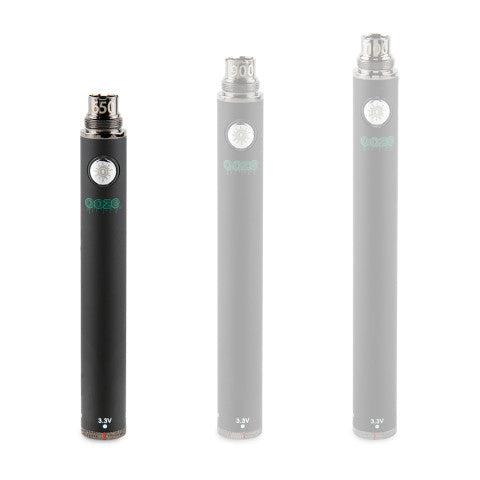 Ooze Twist Vape Pen 510 Thread Adjustable Voltage Battery - Black