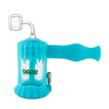 Ooze Clobb Silicone Water Pipe, Dab Rig & Nectar Collector - Aqua Teal