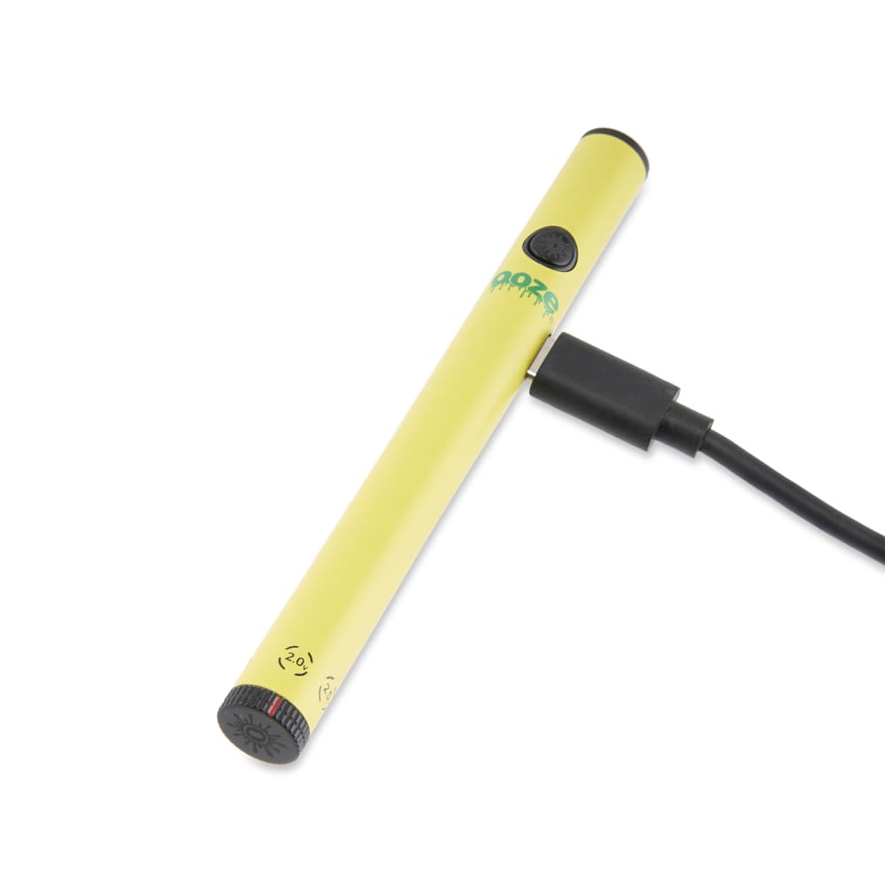 Ooze Twist Slim Pen 2.0 510 Thread Vaporizer Battery – Mellow Yellow