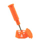 Ooze Hyborg Silicone Glass 4-In-1 Hybrid Water Pipe And Nectar Collector - Orange Burst