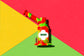 Ooze Mojo Silicone Water Pipe & Nectar Collector - Rasta