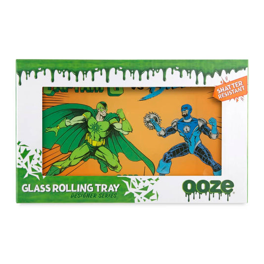 Ooze Rolling Tray - Shatter Resistant Glass - Fight