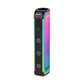 The rainbow Ooze Novex stands at an angle to show the button