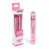 Slim Clear Series Transparent 510 Vape Battery – Atomic Pink