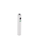 Ooze Ghost White Quad 510 Thread 500 Mah Square Vape Pen Battery + Usb Charger