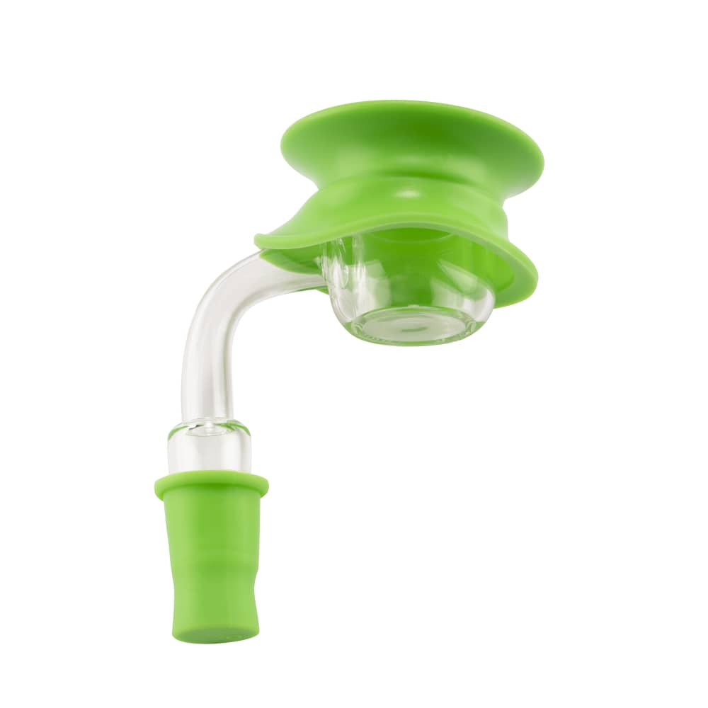 Ooze Resolution Silicone Res Cap 4-Pack For Travel And Cleaning - Green