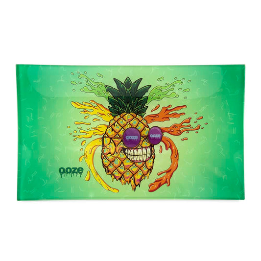 Ooze Rolling Tray - Shatter Resistant Glass - Mr. Pineapple