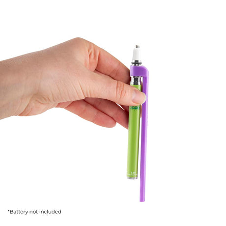 Ooze X Stache Connectar - 510 Thread Nectar Collector Vape Pen Attachment - Purple