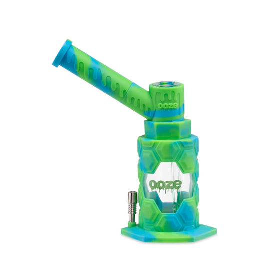 Ooze Mojo Silicone Water Pipe & Nectar Collector - Spring Rain