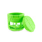 Ooze Prizm Green Silicone-Wrapped Glass Stash Jar