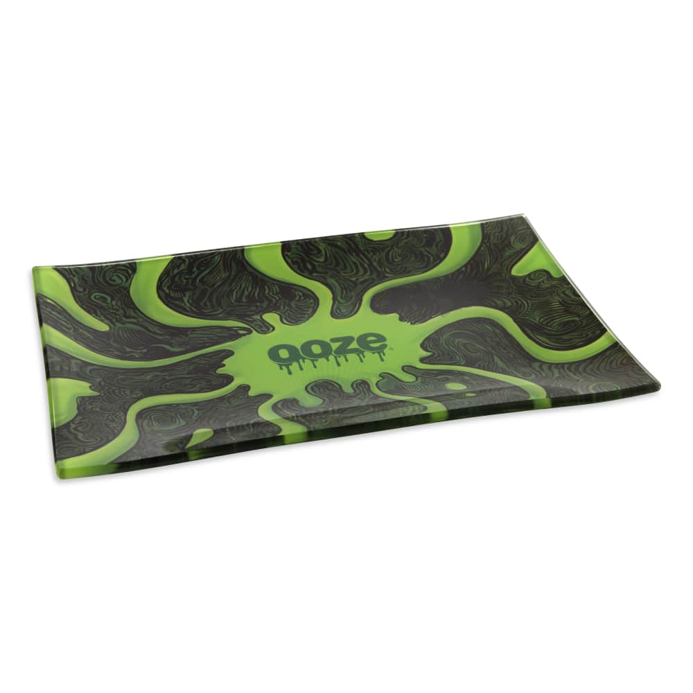 Ooze Rolling Tray - Shatter Resistant Glass - Abyss