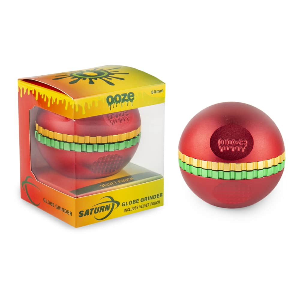 Ooze Saturn Grinder - Red