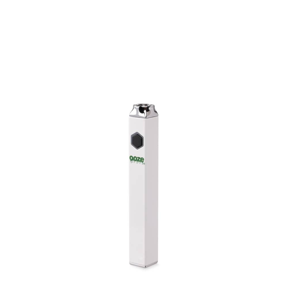 Ooze Ghost White Quad 510 Thread 500 Mah Square Vape Pen Battery + Usb Charger