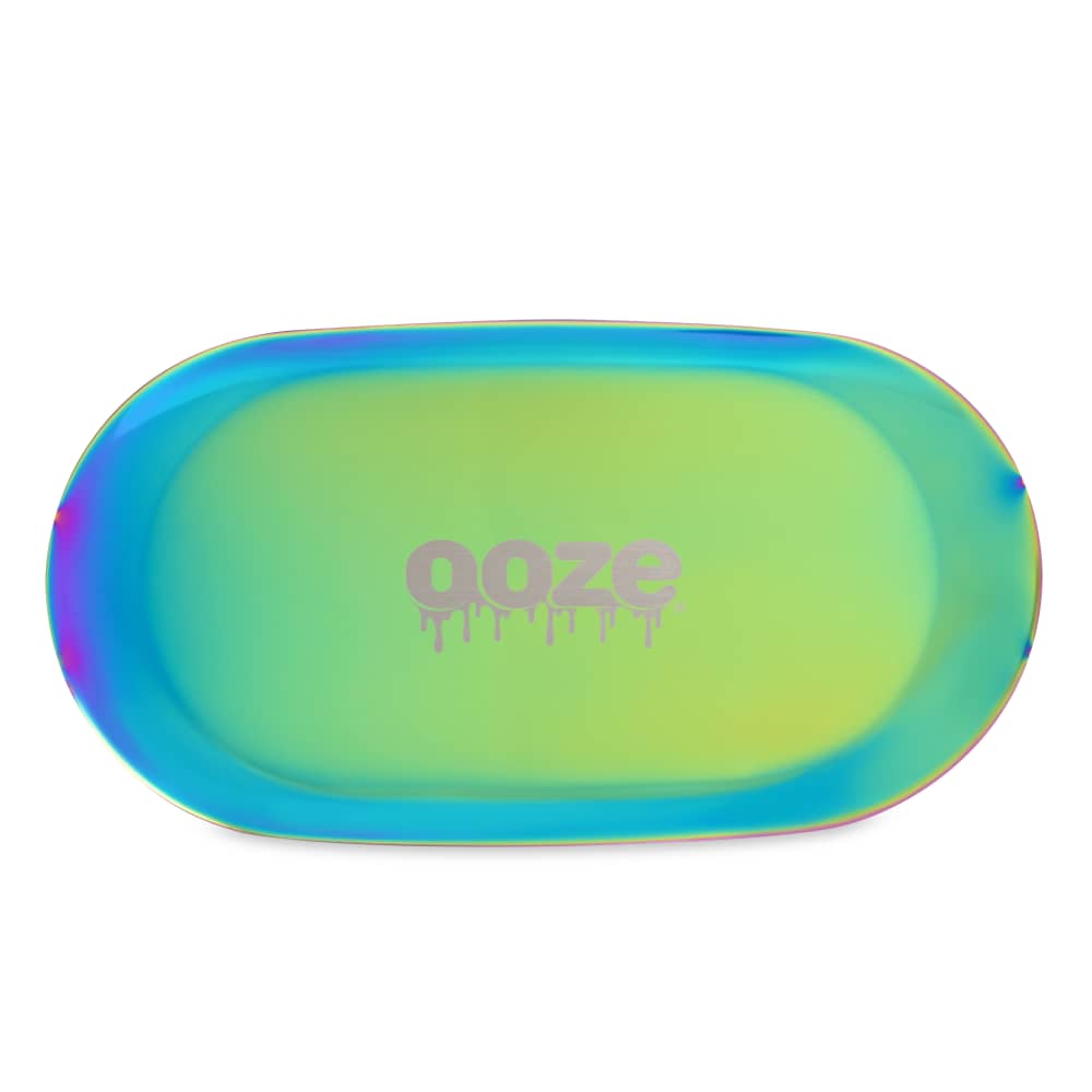 Ooze Rolling Tray - Metal - Aura Rainbow