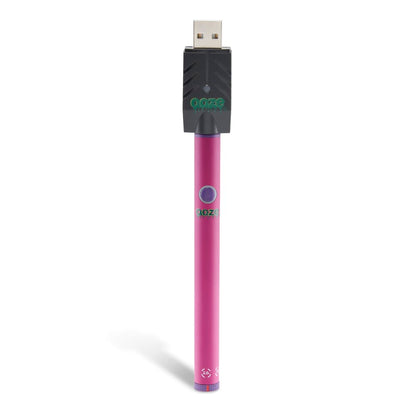 Ooze Twist Slim Pen 2.0 510 Thread Vaporizer Battery – Atomic Pink